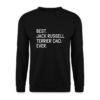 Jack Russell Terrier - Unisex Pullover - Schwarz - Vorne - Alina (178cm) & Michal (187cm)