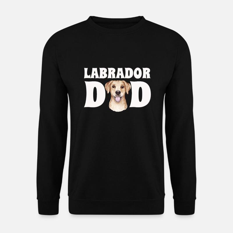 Labrador Papa - Unisex Pullover - Schwarz