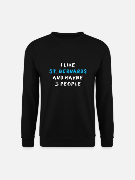 St. Bernard Bernhardiner - Unisex Sweatshirt - black