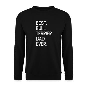 Bullterrier Bull Terrier - Sweat-shirt Unisexe - noir - Devant - Alina (178cm) & Michal (187cm)
