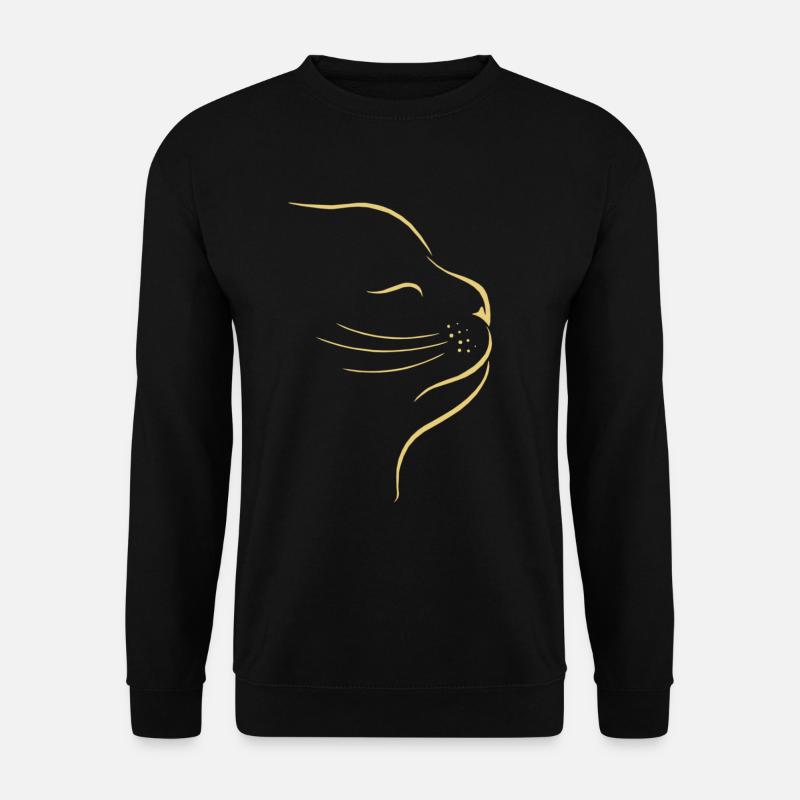 cat - Unisex Sweatshirt - black