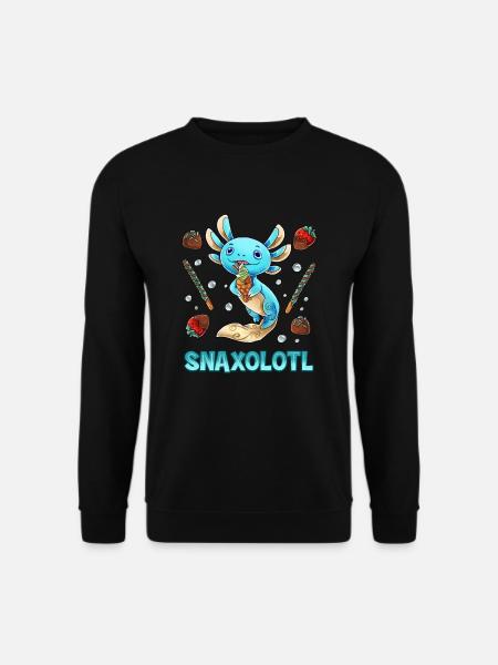 Snaxolotl Axolotl - Unisex Pullover - Schwarz