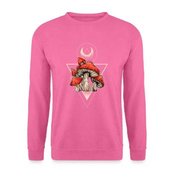 Pilze Sammeln Pilzjäger Pilzsammler - Unisex Pullover - Pink - Vorne