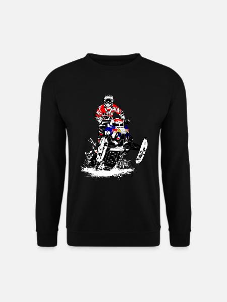 Snowmobil - Motorschlitten - Schneemobil - Unisex Pullover - Schwarz