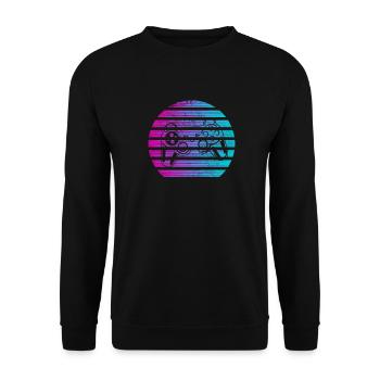 Gamer Gamer Gamer Gamer Team Duo Console cadeau - Sweat-shirt Unisexe - noir - Devant - Alina (178cm) & Michal (187cm)