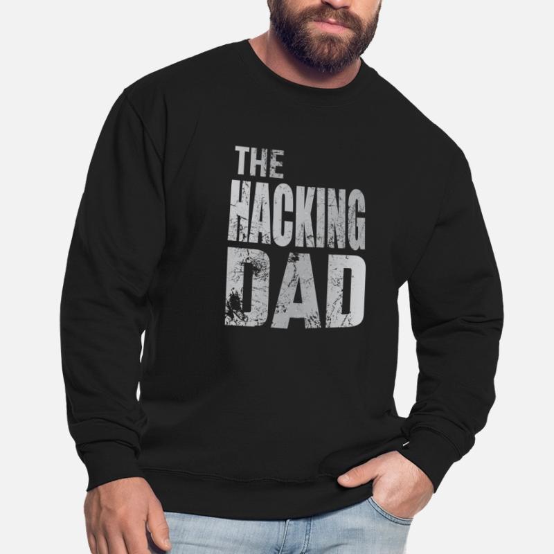 The Hacking Dad Hacker Vater Papa Code Computer Unisex Pullover