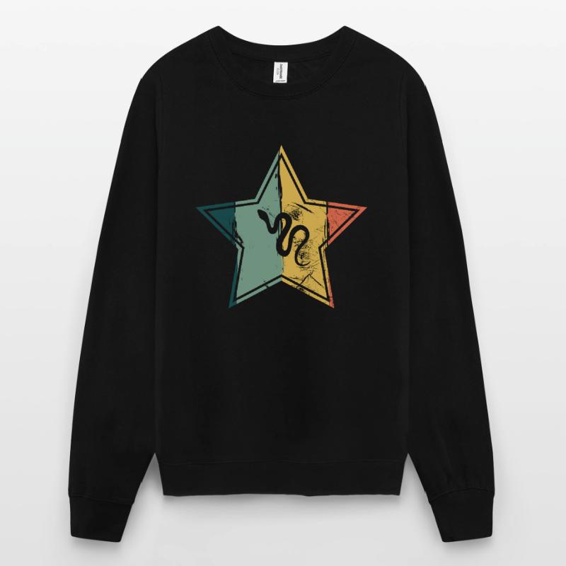 Snake Retro Reptile Python Gift idea Unisex Pullover