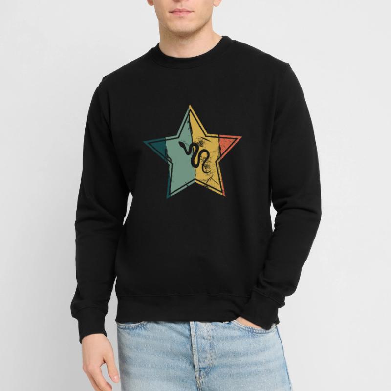 Snake Retro Reptile Python Gift idea Unisex Pullover