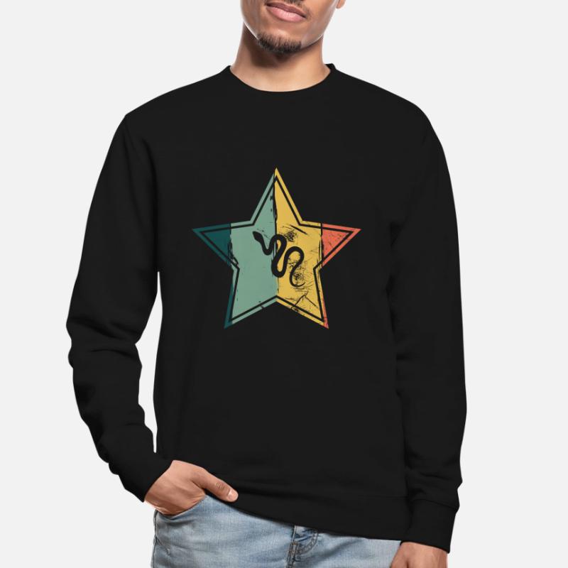 Snake Retro Reptile Python Gift idea Unisex Pullover