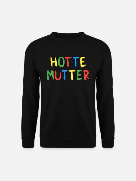 Hotte Mutter - Unisex Pullover - Schwarz