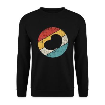Cadeau de producteur de pommes de terre rétro en purée de pommes de terre - Sweat-shirt Unisexe - noir - Devant - Alina (178cm) & Michal (187cm)