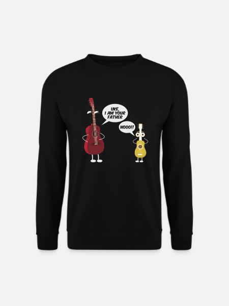 Ukulélé guitare - Uke je suis ton père - Sweat-shirt Unisexe - noir