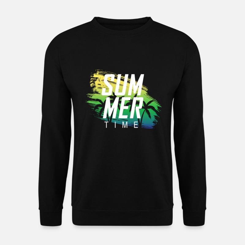 SUMMER TIME - Unisex Sweatshirt - black