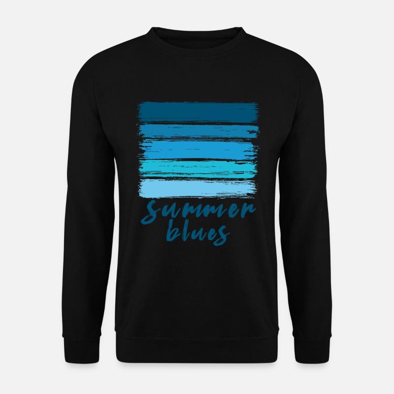 Summer blues - Unisex Pullover - Schwarz