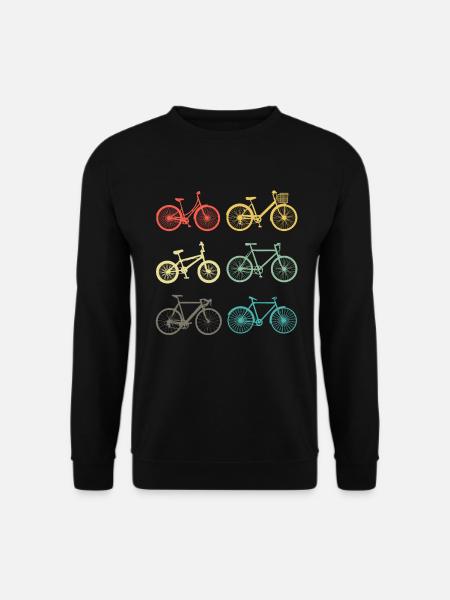 Fahrrad Vintage - Unisex Pullover - Schwarz