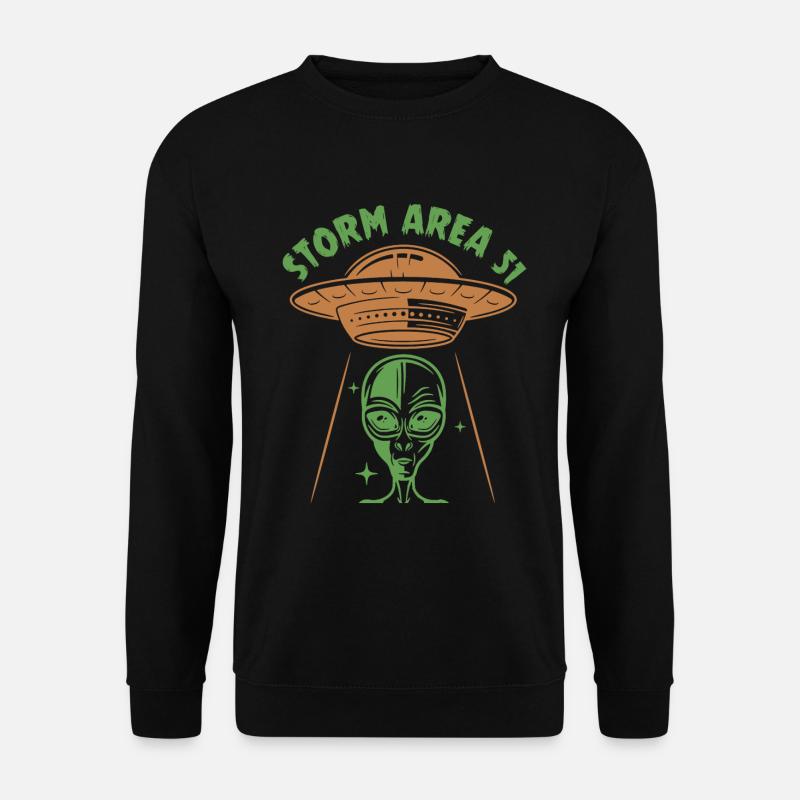 Storm area 51 - Unisex Pullover - Schwarz
