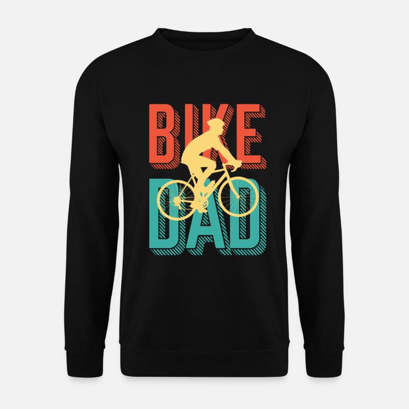 BIKE DAD - Unisex Pullover - Schwarz