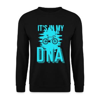 BIKE IT’S IN MY DNA - Sweat-shirt Unisexe - noir - Devant - Alina (178cm) & Michal (187cm)