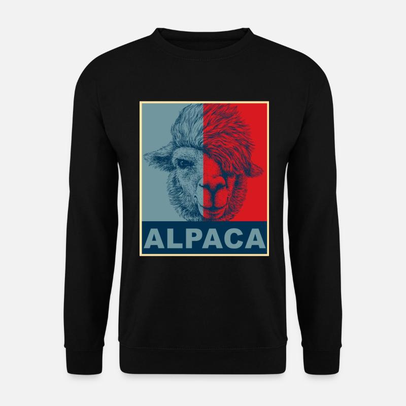 Alpaca alpaca - Unisex Sweatshirt - black