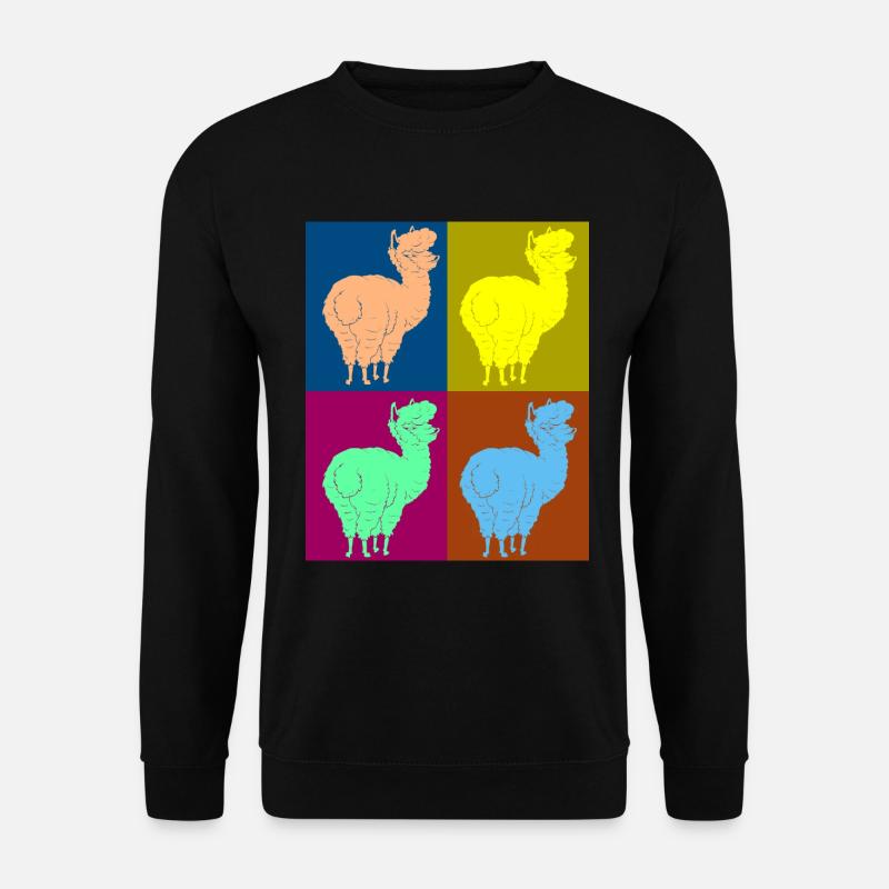 Alpaka Alpaca - Unisex Pullover - Schwarz