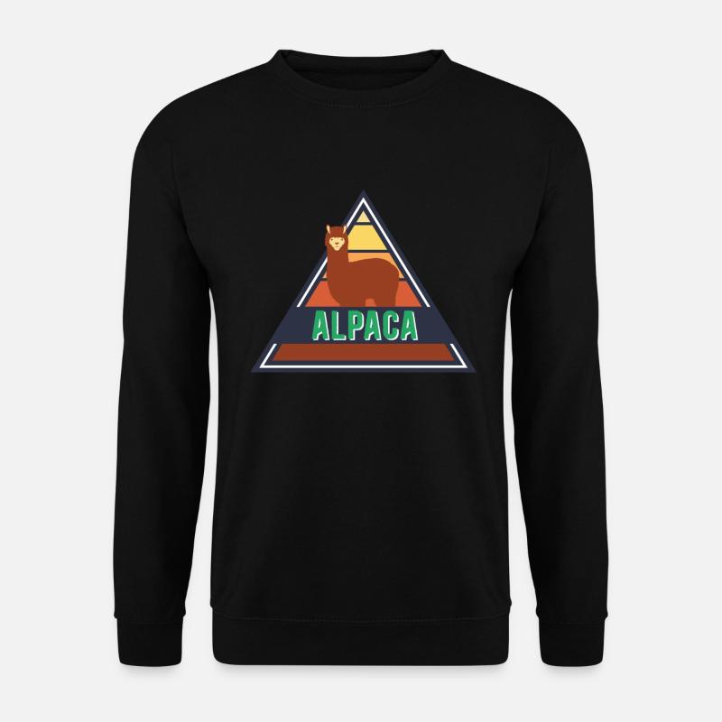 Alpaca alpaca - Unisex Sweatshirt - black