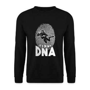 Taucher Tauchen Apnoetauchen Schnorchler - Unisex Pullover - Schwarz - Vorne - Alina (178cm) & Michal (187cm)