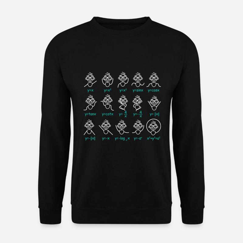 Équation des enseignants de mathématiques - Sweat-shirt Unisexe - noir