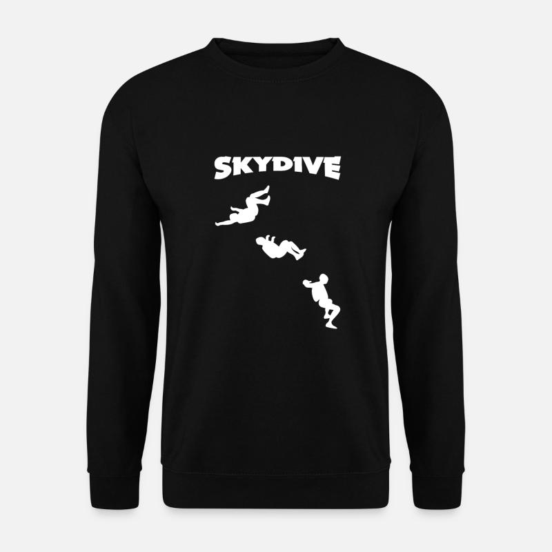 Skydive Sitfly Evolution Sitting Freefly - Unisex Pullover - Schwarz