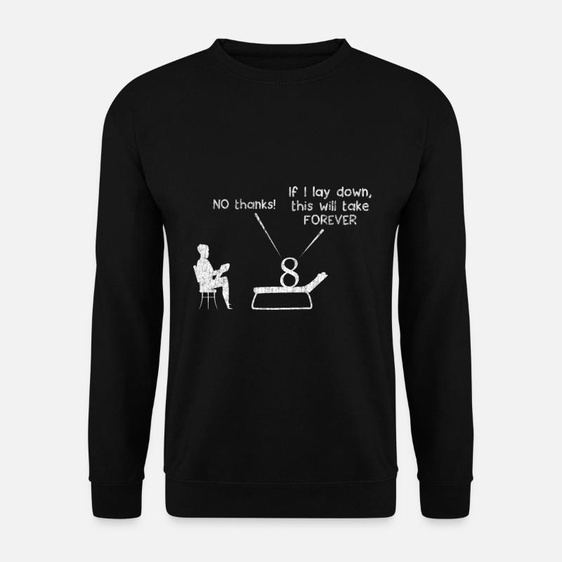 Eight 8 math math math teacher therapist - Unisex Sweatshirt - black