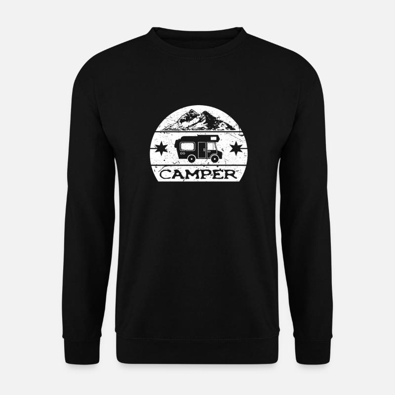 Alkoven Camping Camper Bus - Unisex Pullover - Schwarz
