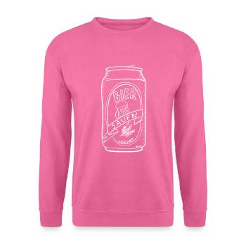 Dosenbier Saufen - Unisex Pullover - Pink - Vorne