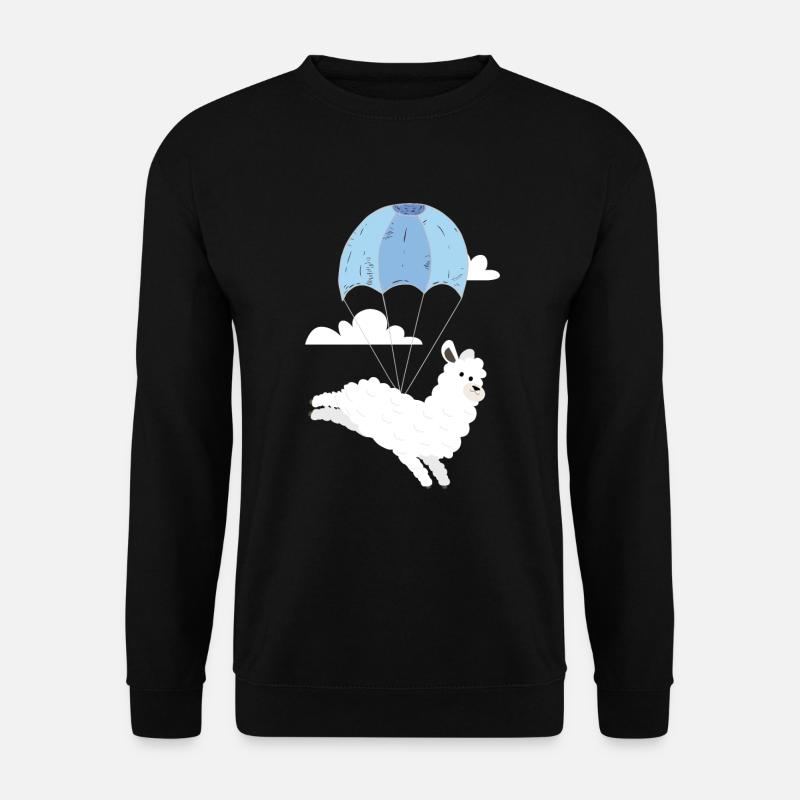 Alpaga Skydive Skydiving Skydiver - Sweat-shirt Unisexe - noir