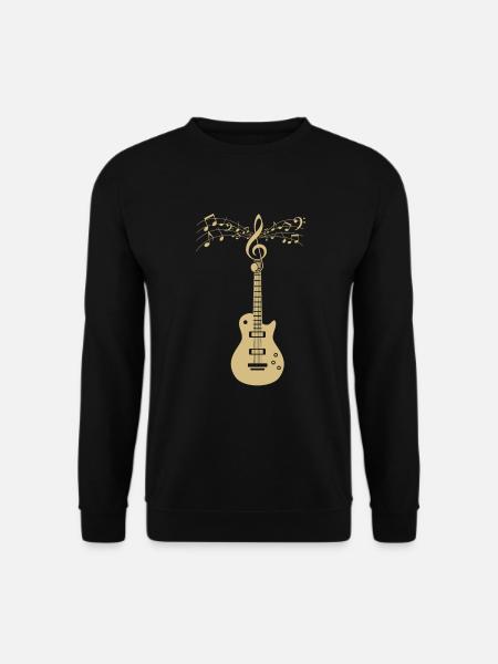 Gitarrist Gitarristen Gitarre Musiker Geschenkidee - Unisex Pullover - Schwarz