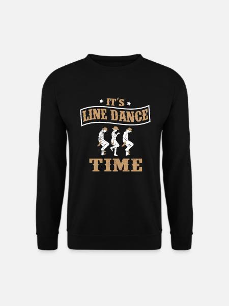 Country Western Musik Tanzen Linedance Time Motiv - Unisex Pullover - Schwarz