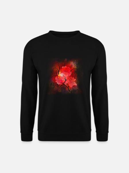 Roses - Unisex Sweatshirt - black