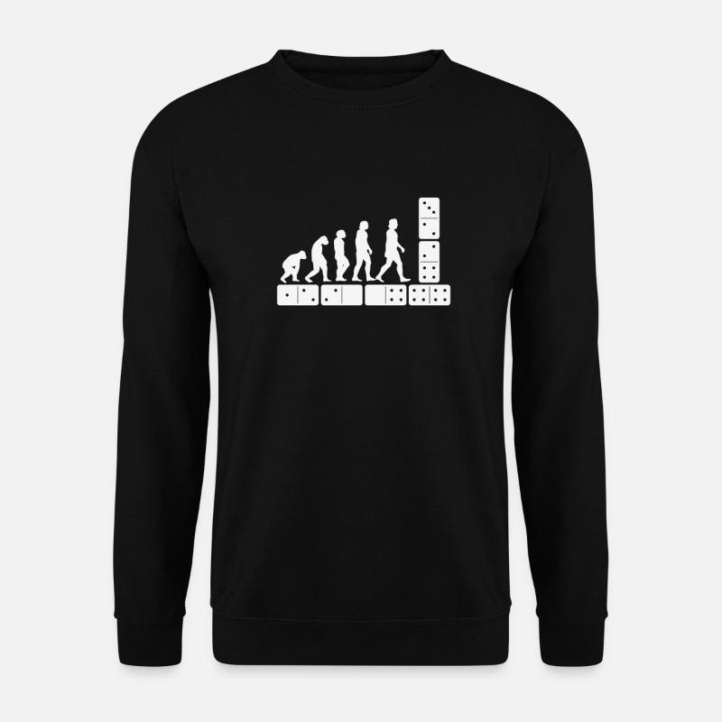 Domino Evolution Dominoes Evo - Unisex Sweatshirt - black
