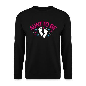 Annonce de jumelage de tante tantes Titas - Sweat-shirt Unisexe - noir - Devant - Alina (178cm) & Michal (187cm)