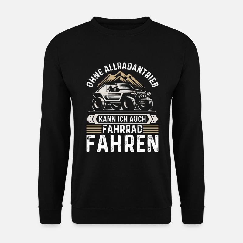 Geländewagen Outdoor Offroad Offroader Urlaub - Unisex Pullover - Schwarz
