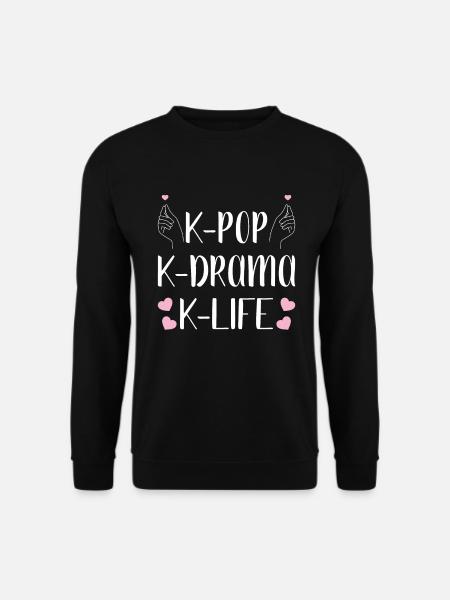 K-Drama Kdrama Korean Drama Korea Hallyu K-Drama - Unisex Pullover - Schwarz