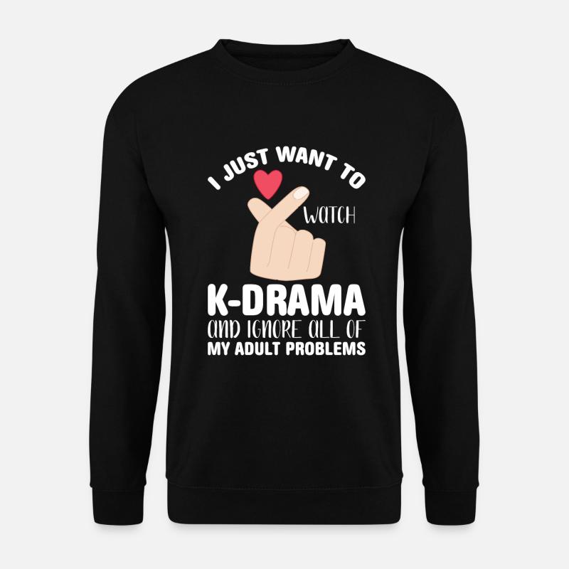 K-Drama Kdrama Korean Drama Korea Hallyu K-Drama - Unisex Pullover - Schwarz