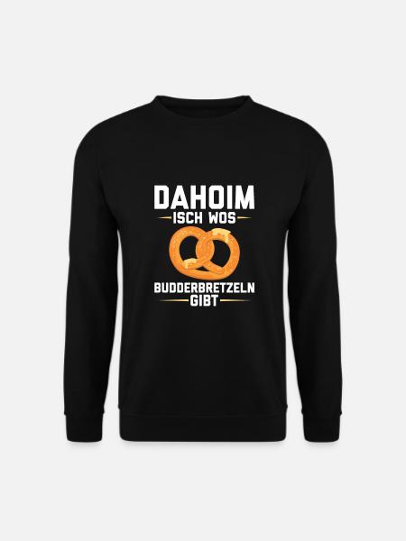 Schwaben Sprüche | Schwäbisch Schwabe Geschenkidee - Unisex Pullover - Schwarz