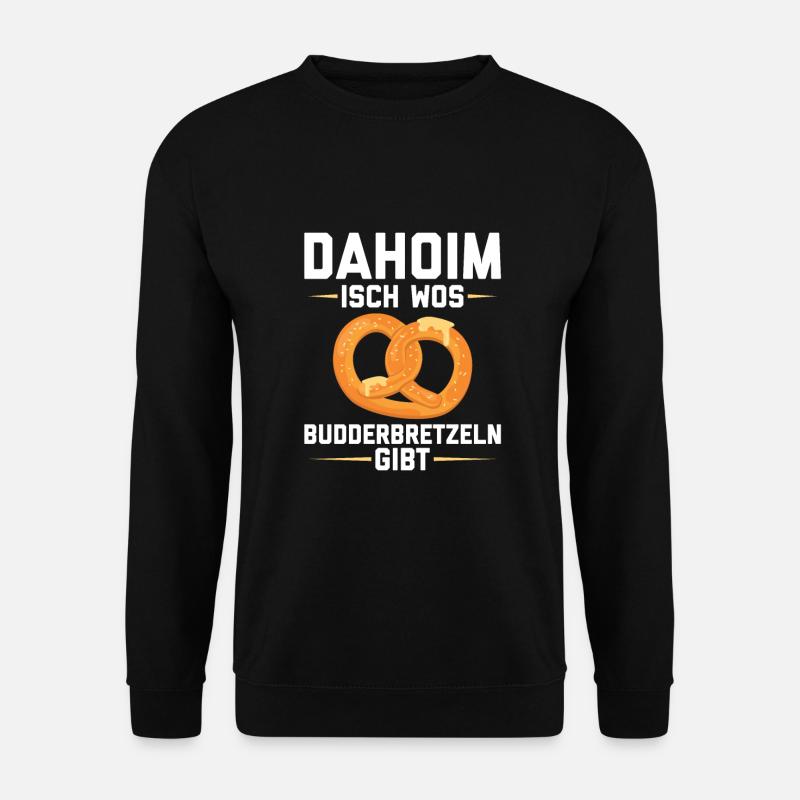 Schwaben Sprüche | Schwäbisch Schwabe Geschenkidee - Unisex Pullover - Schwarz