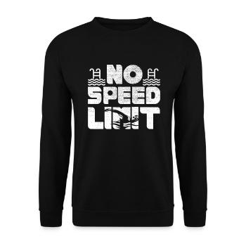 Conception de plongée pour nageurs et plongeurs - Sweat-shirt Unisexe - noir - Devant - Alina (178cm) & Michal (187cm)
