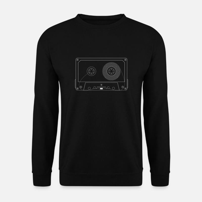 Cassette Tape Components - Unisex Sweatshirt - black