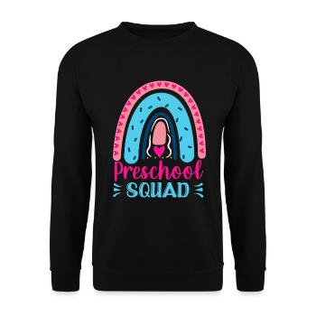 Preschool-kader-design For preschool-kader-team - Unisex Sweatshirt - black - Front - Alina (178cm) & Michal (187cm)