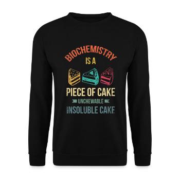 Biochemie Ist Ein Kinderspiel Für Baker Or - Unisex Pullover - Schwarz - Vorne - Alina (178cm) & Michal (187cm)