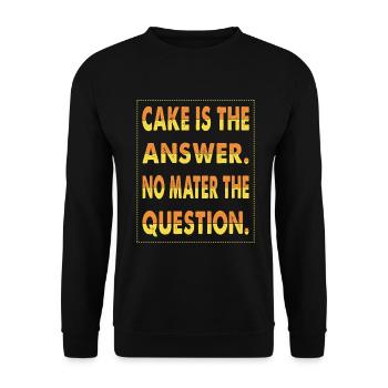 Cuisiner pour que je n’aie pas de gens pour les boulangers ou - Sweat-shirt Unisexe - noir - Devant - Alina (178cm) & Michal (187cm)