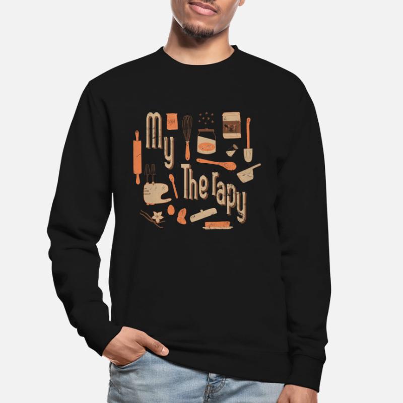 My Therapy Baking Design Für Bäcker Oder Backfans Unisex Pullover