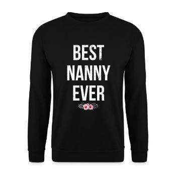Meilleure nounou de tous les temps pour grand-mère grand-mère - Sweat-shirt Unisexe - noir - Devant - Alina (178cm) & Michal (187cm)