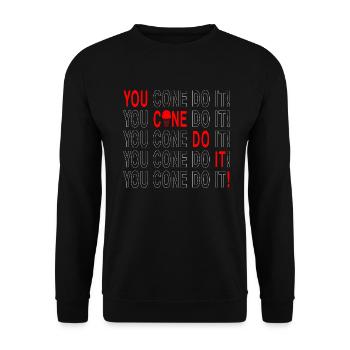 C’est vous qui le faites! Pour Frozen Sweet Fan - Sweat-shirt Unisexe - noir - Devant - Alina (178cm) & Michal (187cm)